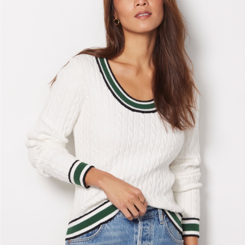 Evereve Perry Cable Pullover